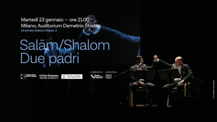 Milano 23 gennaio, Festival Diritti Umani presenta “Salām/Shalom. Due padri”