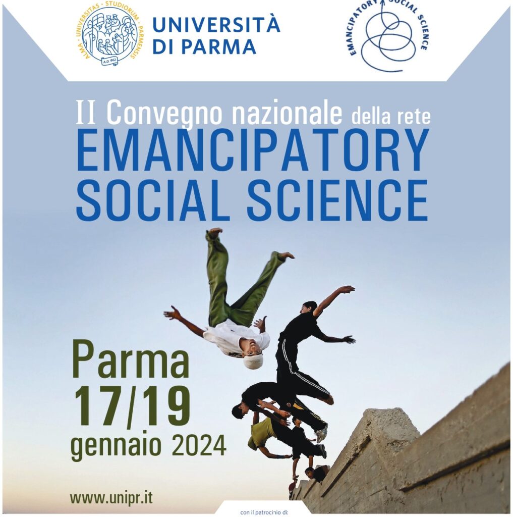“Anatomie del potere nel quotidiano”, la rete Emancipatory Social Science a Parma dal 17 al 19 gennaio