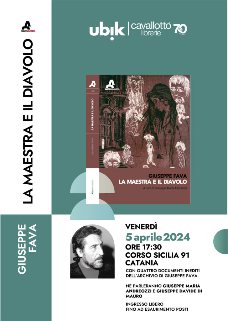Catania 5 aprile, presentazione de “La maestra e il diavolo”