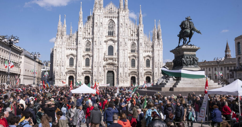 25 aprile a Milano: un corteo grande, ma…