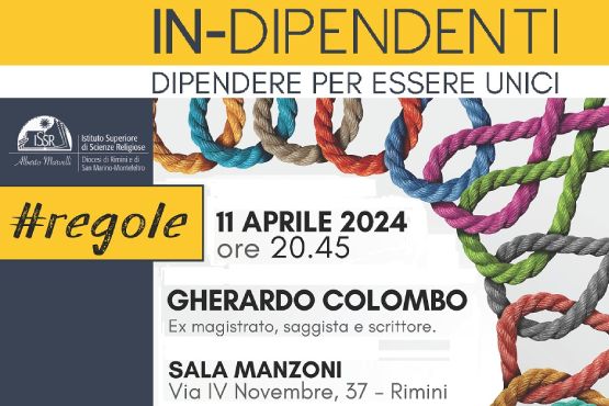 Rimini 11 aprile, incontro pubblico con Gherardo Colombo