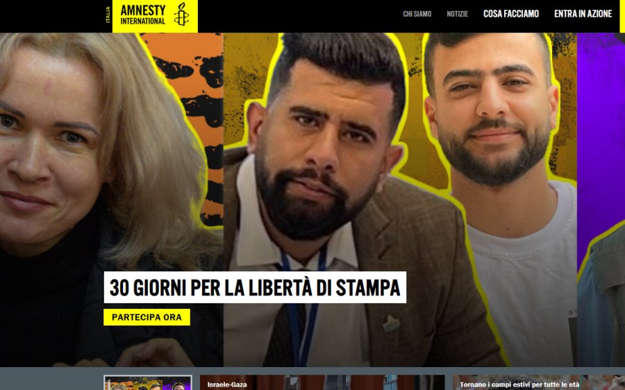 30 giorni per la libertà di stampa: la Fnsi aderisce alla raccolta firme di Amnesty International Italia