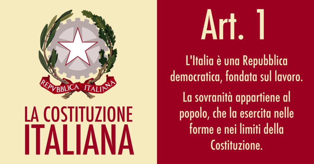 Articolo uno (fondata sul lavoro)