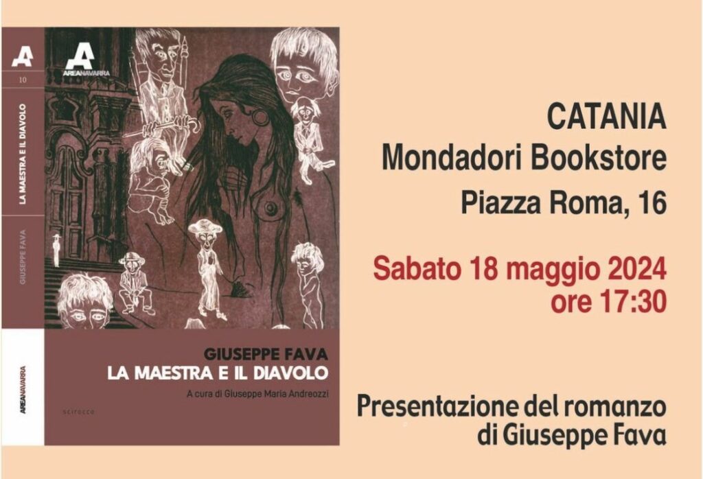 Catania 18 maggio, presentazione del libro “La maestra e il diavolo”