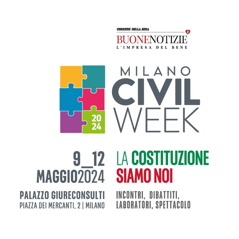 Milano Civil Week, l’edizione 2024 dal 9 al 12 maggio