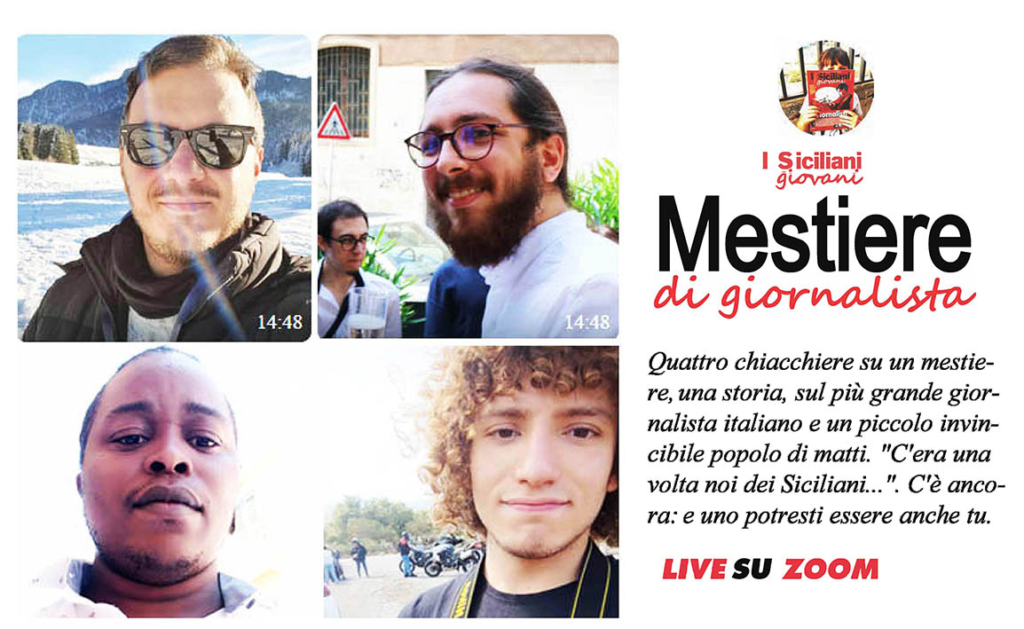 “Mestiere di giornalista”, proseguono i dialoghi on line promossi da “I Siciliani” 