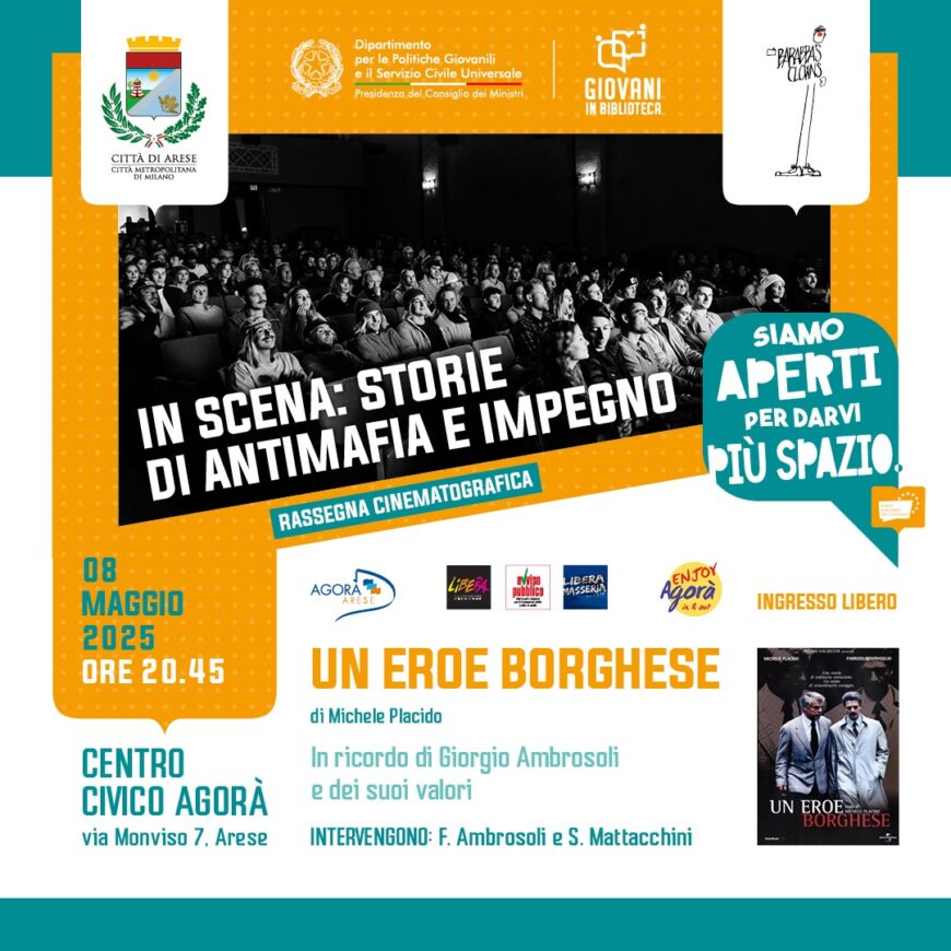 Appuntamento con il film “Eroe borghese” giovedì 8 marzo ad Arese (MI)