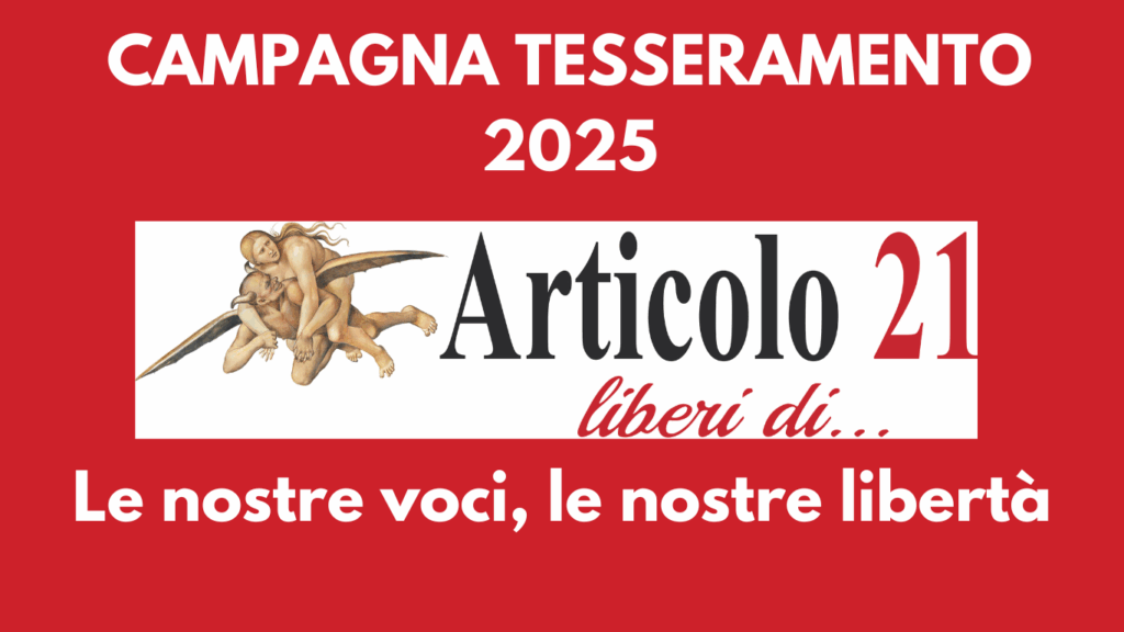 Cammina con noi nel solco della Costituzione! Campagna tesseramento 2025 di Articolo 21