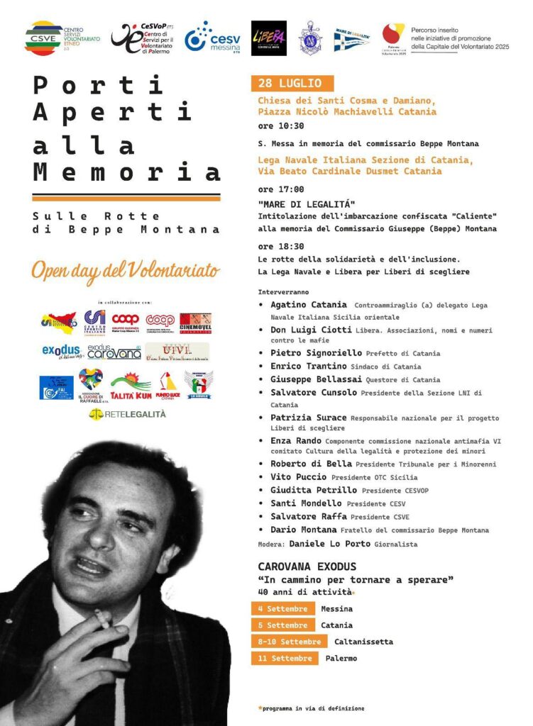 Porti Aperti alla Memoria – Sulle Rotte di Beppe Montana