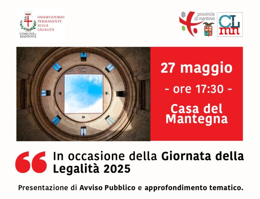 Presentazione di Avviso Pubblico agli amministratori locali della Provincia di Mantova