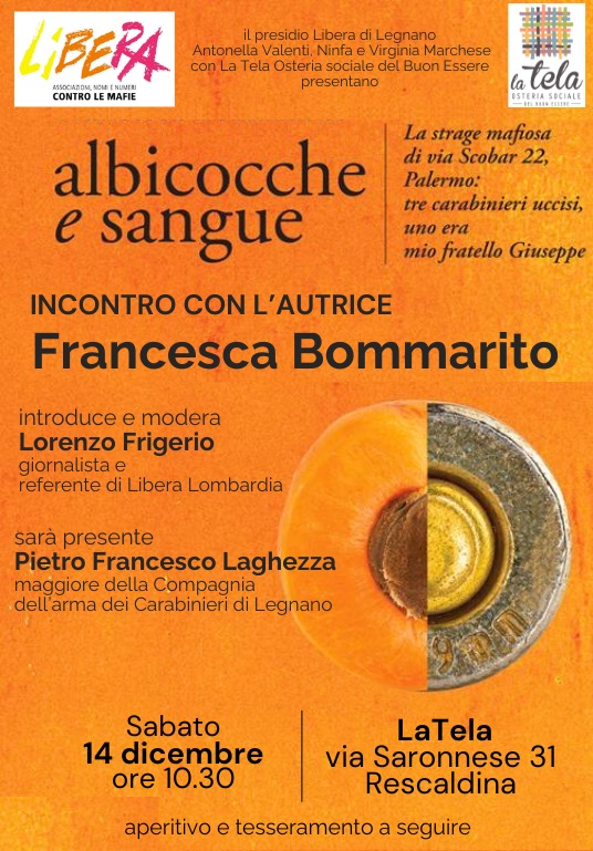 Rescaldina (MI), presentazione del libro “Albicocche e sangue” di e con Francesca Bommarito