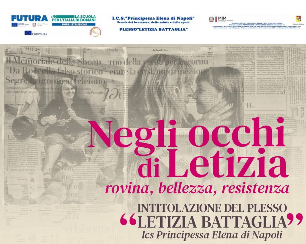 Ics Principessa Elena di Napoli, primo istituto scolastico siciliano intitolato a Letizia Battaglia