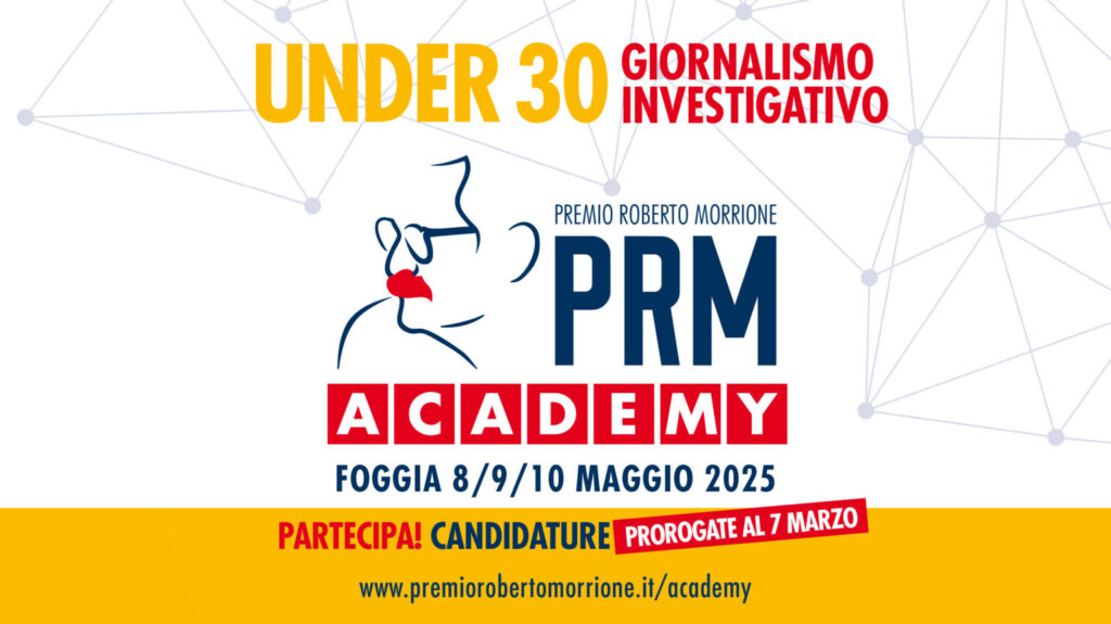 Premio Morrione, prorogato il bando della Scuola di Giornalismo under 30