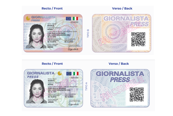 Una nuova Press Card per i giornalisti, al via il progetto di Ordine e Poligrafico di Stato