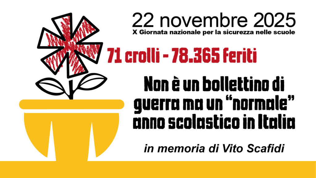 Torino, 22 novembre 2025: “Un fiore per Vito”. Per una scuola sicura, giusta, viva