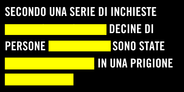 La libertà di stampa è sotto attacco!