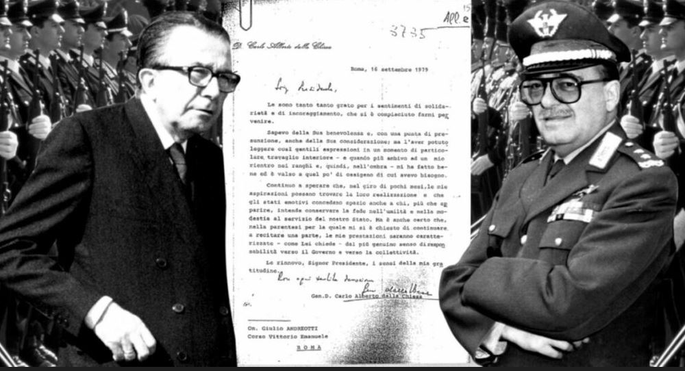 Dalla Chiesa: cosa penso di ciò che papà scrisse ad Andreotti
