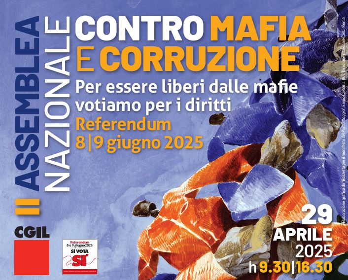 Palermo 29 aprile, II Assemblea nazionale contro mafia e corruzione