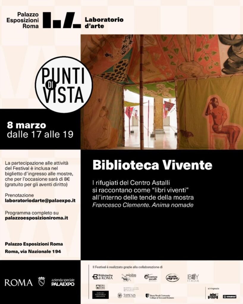 I rifugiati diventano “libri viventi” al Palazzo Esposizioni per il festival “Punti di Vista”
