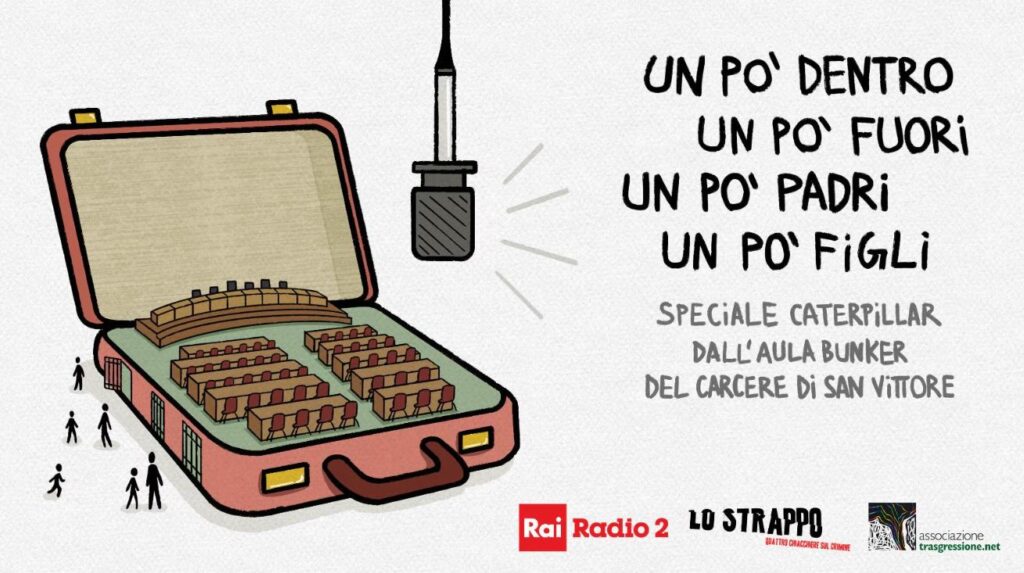 “Caterpillar” in diretta dall’aula bunker del Carcere di San Vittore