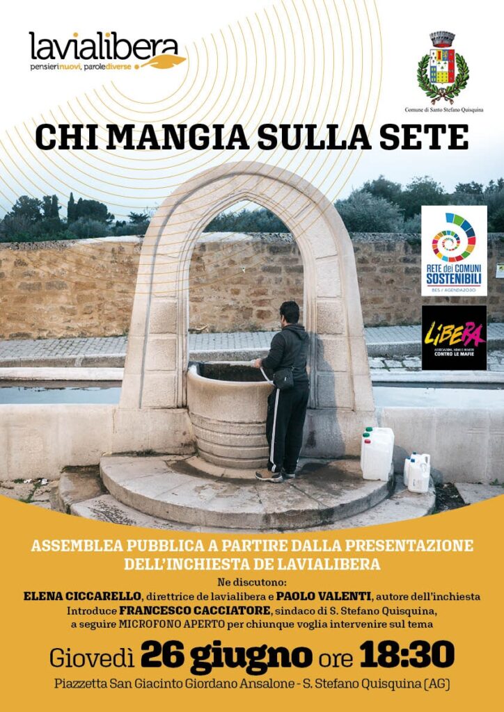 Santo Stefano Quisquina (AG) 26 giugno: “Chi mangia sulla sete”