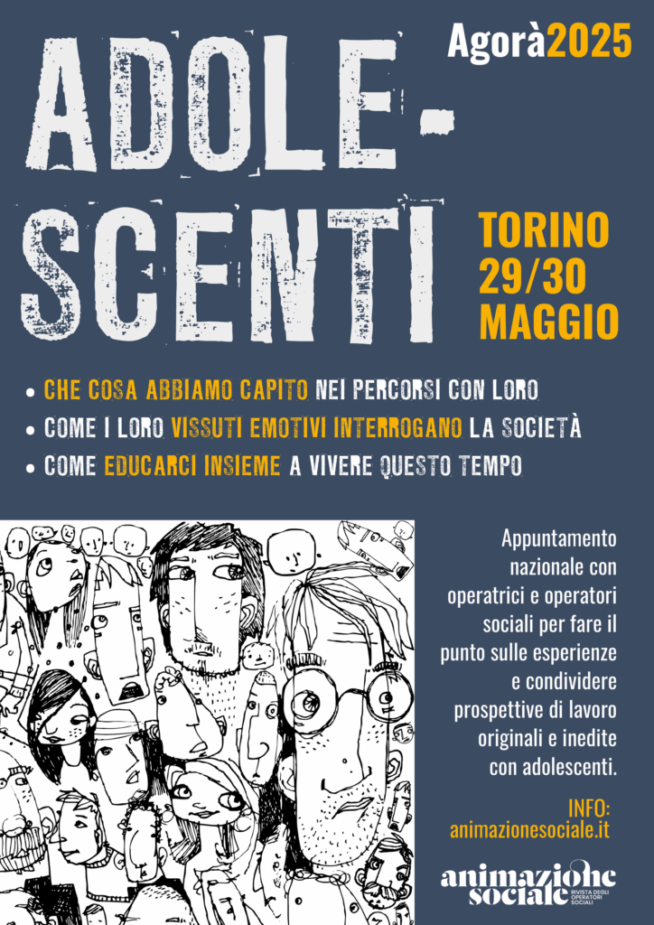 Agorà 2025 “Adolescenti”, Torino 29 e 30 maggio