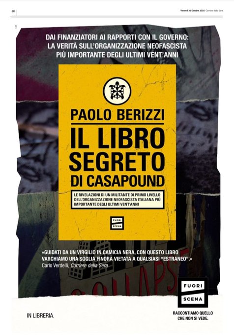 “Il libro segreto di Casapound” ovvero come il neofascismo in Italia è stato sdoganato e protetto