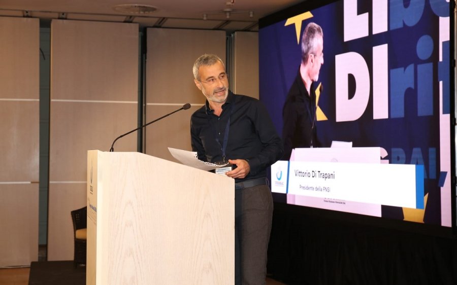 XVII Congresso Usigrai, Di Trapani: «Diritto di critica e di cronaca sono sotto attacco»