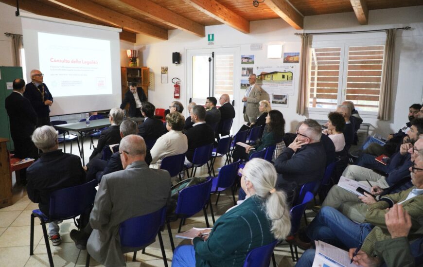 La Consulta della legalità si riunisce nella villa confiscata di Erbé (VR)