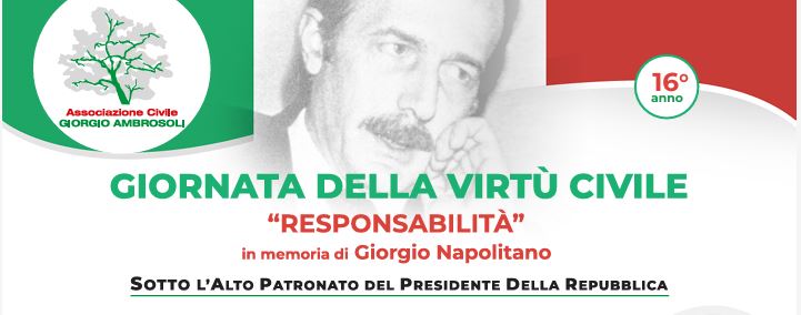 Associazione Civile Giorgio Ambrosoli: Milano 21 novembre Giornata della Virtù Civile 2024