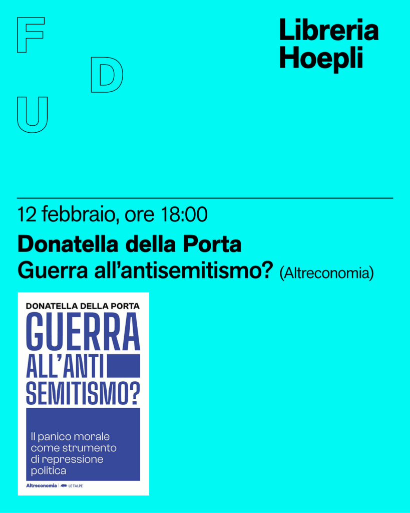 Milano 12 febbraio, presentazione del libro “Guerra all’antisemitismo?”