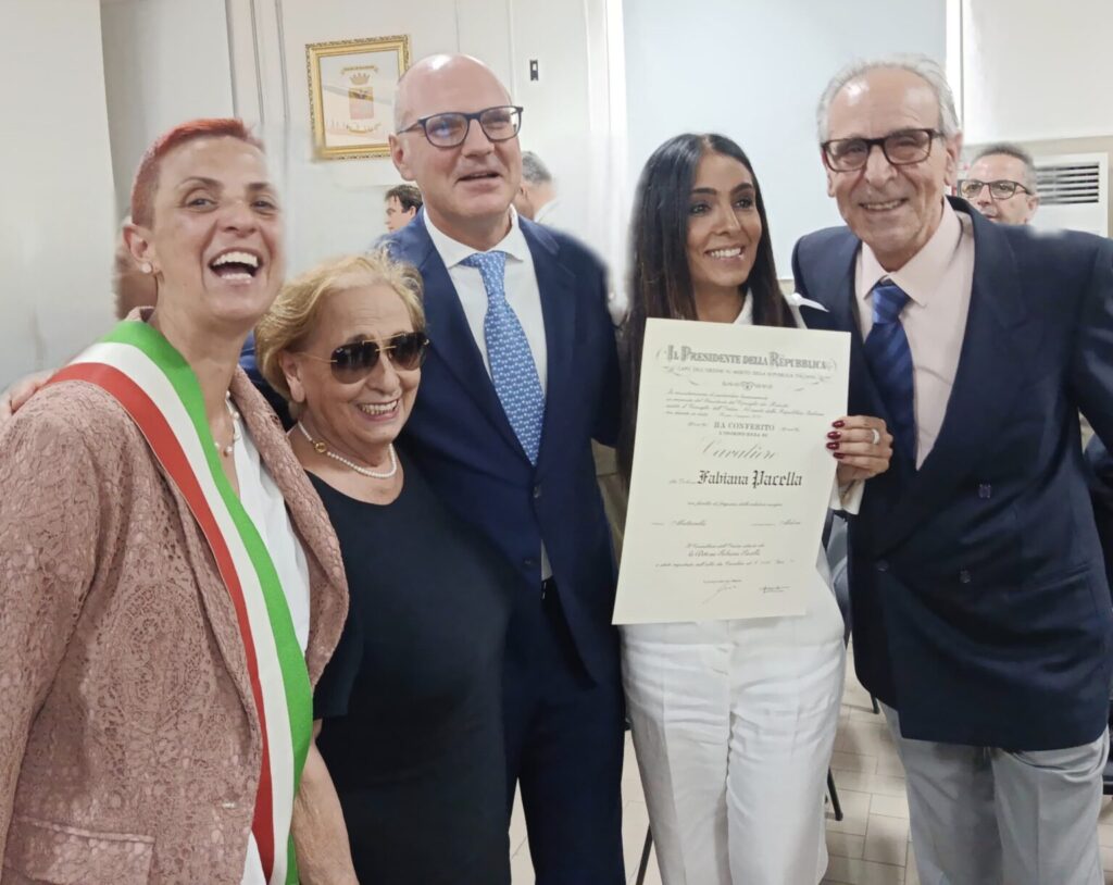 Il grande onore di essere nominata Cavaliere dell’ordine al merito della Repubblica Italiana