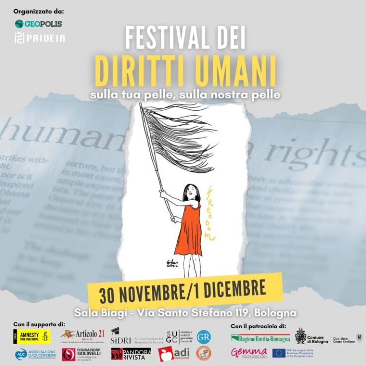 “Sulla tua pelle, sulla nostra pelle”, torna il Festival dei Diritti umani di Bologna