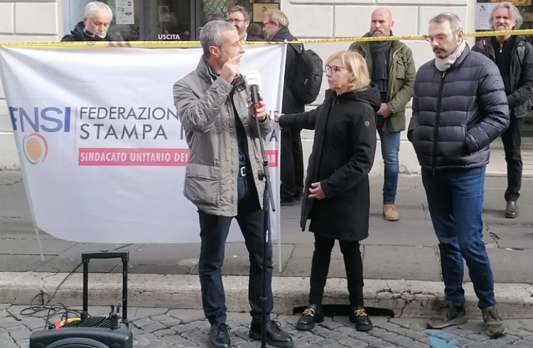 La Fnsi in ‘piazza per l’Europa’