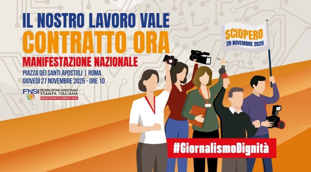 Comunicato sindacale Fnsi sullo sciopero del 28 novembre