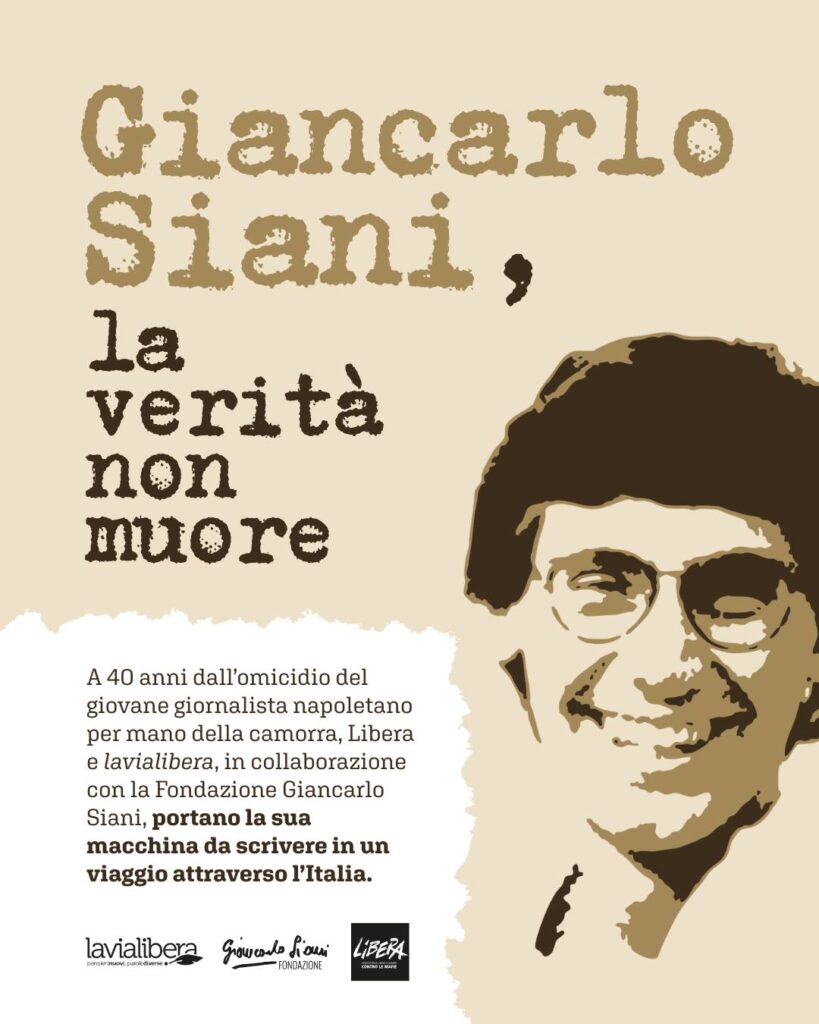 “Giancarlo Siani, la verità non muore”: tre incontri con giornalisti e università a Milano