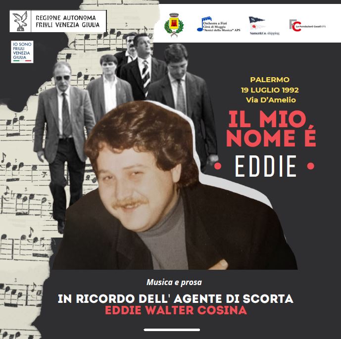 “Il mio nome è Eddie”, Muggia (TS) 15 novembre. Musica e prosa in ricordo di Eddie Walter Cosina