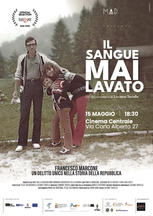 Torino 15 maggio, proiezione del documentario “Il sangue mai lavato”