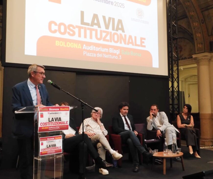 A Bologna la cerimonia di conferimento del Premio Pio La Torre, promosso da Avviso Pubblico, Cgil e Fnsi