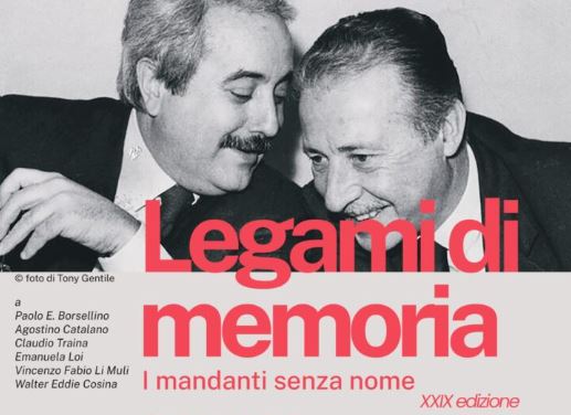Palermo 17 luglio, XXIX edizione di “Legami di Memoria”: “I mandanti senza nome”