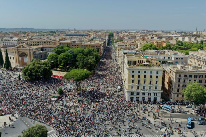 Roma per Gaza e i diritti umani