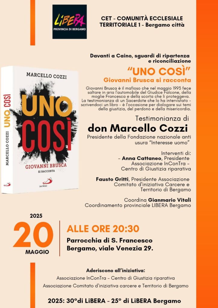 Bergamo 20 maggio, testimonianza di don Marcello Cozzi