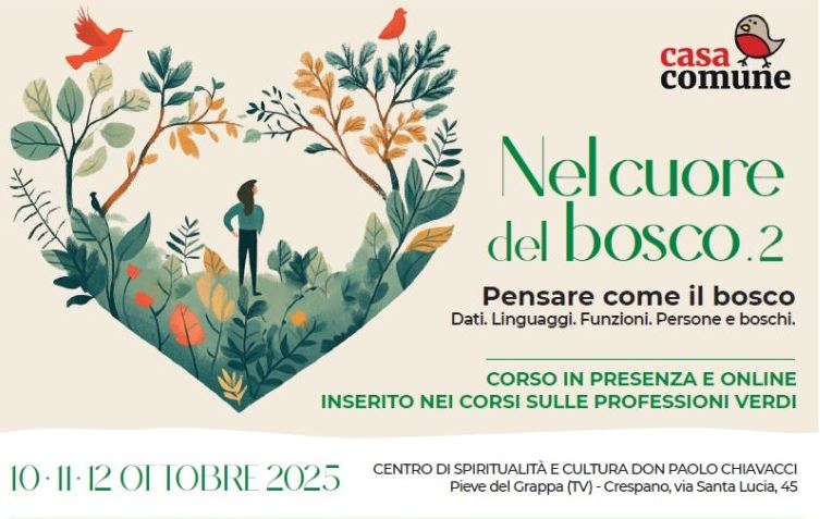 Casacomune propone il corso “Nel cuore del bosco 2” da venerdì 10 a domenica 12 ottobre