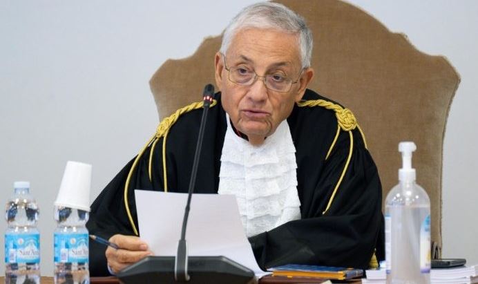 Pignatone lascia il Tribunale vaticano per limiti d’età