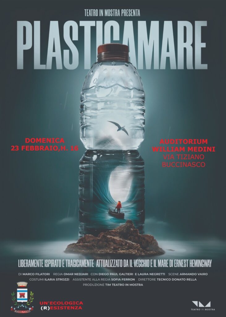 Domenica 23 novembre lo spettacolo “Plasticamare” va in scena a Buccinasco (MI)