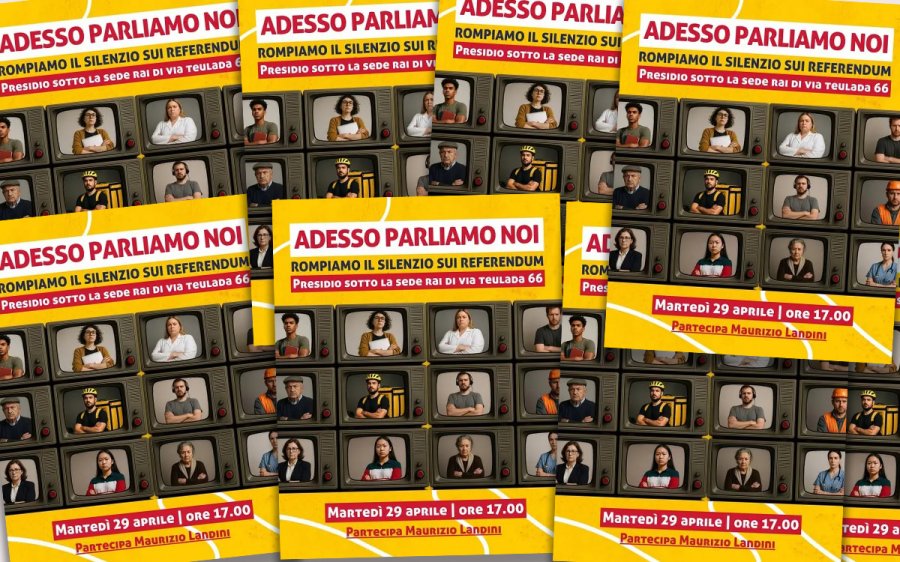 ‘Adesso parliamo noi’, presidio Cgil sotto la Rai a Roma rimandato al 29 aprile