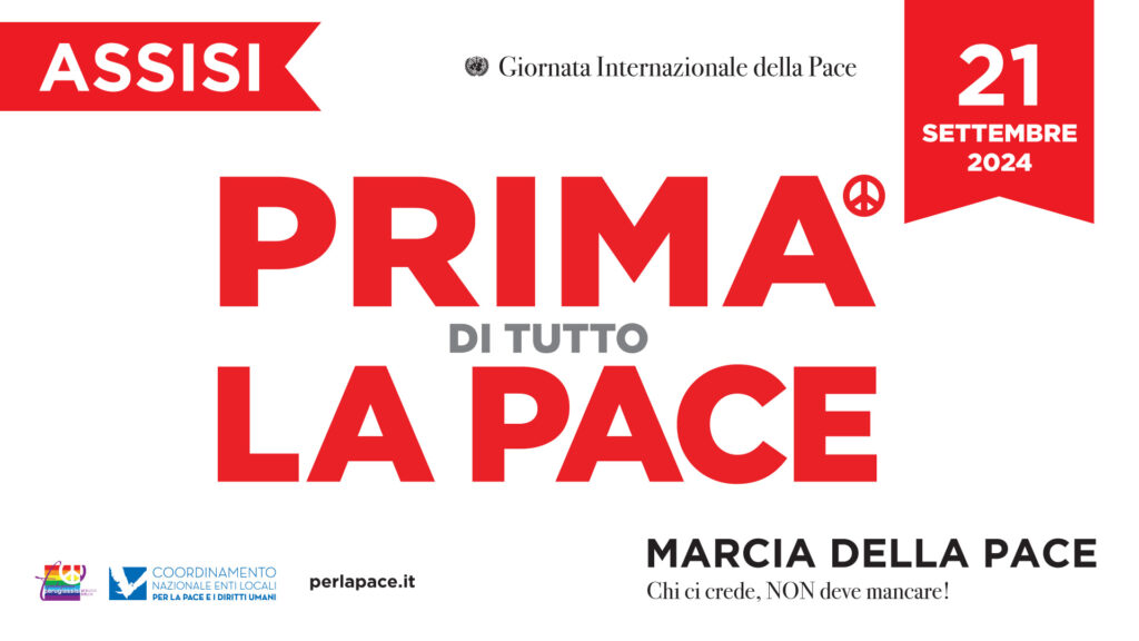 Marcia della pace di Assisi (PG), il programma di sabato 21 settembre