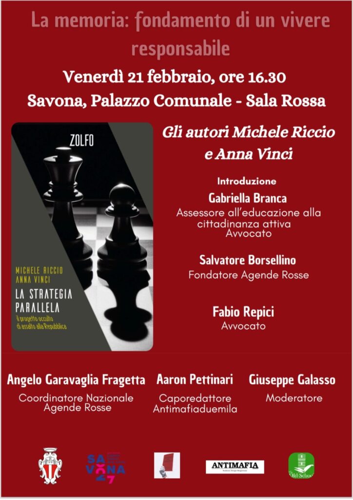 ”La memoria: fondamento di un vivere responsabile”, Savona 21 febbraio