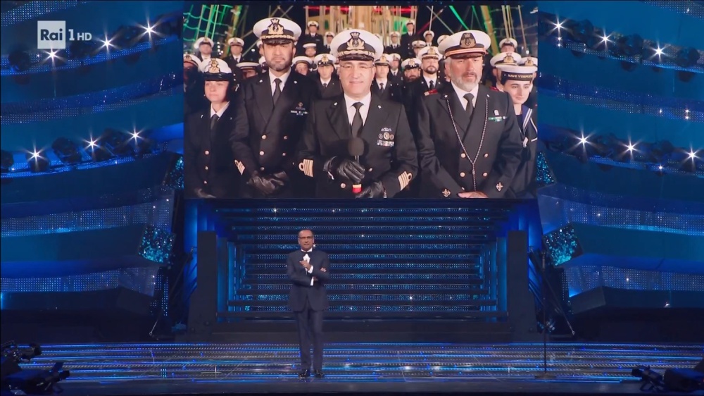 Propaganda a Sanremo. Quando anche l’Amerigo Vespucci diventa made in Italy