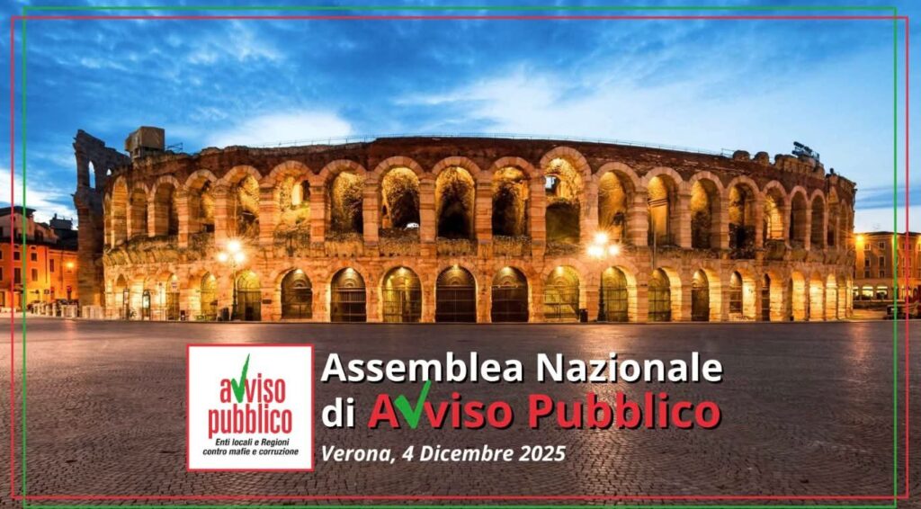 Verona 4 dicembre, Assemblea nazionale di Avviso Pubblico
